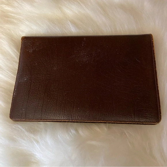Vintage brown  leather wallet made in England‎ - Picture 2 of 13